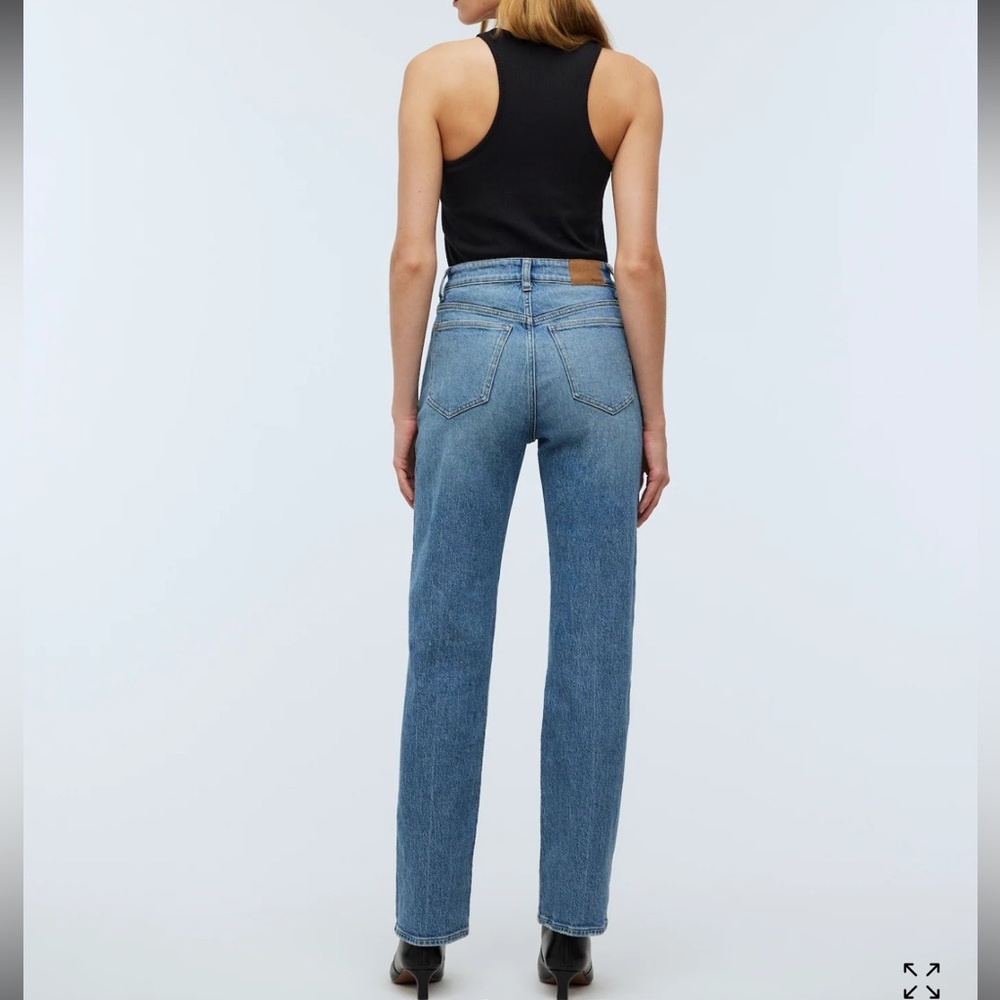 Madewell The '90s Straight Jean - Picture 3 of 13
